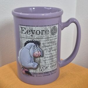 The Walt Disney Co. Eeyore 3D Embossed Coffee Mug 16 oz Thailand